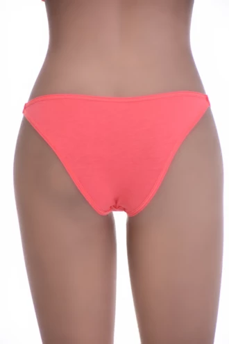 Plain soft cotton briefs from Tiara Galiano with a flat waistband that stays smooth under clothes.