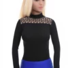 Polo-style cotton bodysuit by Tiara Galiano, a no-fuss base layer under knitwear or a jacket.