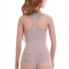 Scoop-neck cotton bodysuit by Tiara Galiano with racerback and wide straps, an easy everyday staple.