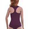 Scoop-neck cotton bodysuit by Tiara Galiano with racerback and wide straps, an easy everyday staple.
