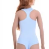 Scoop-neck cotton bodysuit by Tiara Galiano with racerback and wide straps, an easy everyday staple.