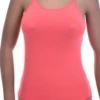 Scoop-neck cotton bodysuit by Tiara Galiano on spaghetti straps, worn under summer dresses or open shirts.