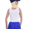 Scoop-neck cotton bodysuit by Tiara Galiano on wide straps, a wardrobe basic under shirts and knitwear.