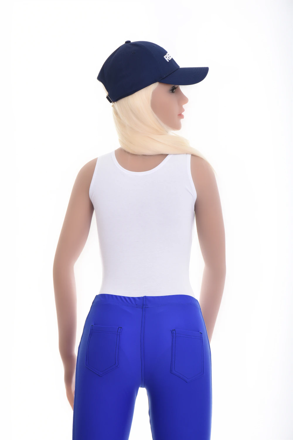 Scoop-neck cotton bodysuit by Tiara Galiano on wide straps, a wardrobe basic under shirts and knitwear.