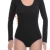 Scoop-neck cotton bodysuit by Tiara Galiano, easy under a cardigan or worn on its own with denim.