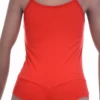 Scoop-neck cotton bodysuit by Tiara Galiano on fine straps, worn under summer dresses or open shirts.