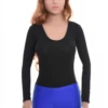 Scoop-neck cotton bodysuit by Tiara Galiano, easy under a cardigan or worn on its own into autumn.
