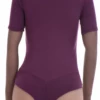 Scoop-neck cotton bodysuit by Tiara Galiano shaped like a fitted T-shirt, an everyday wardrobe staple.