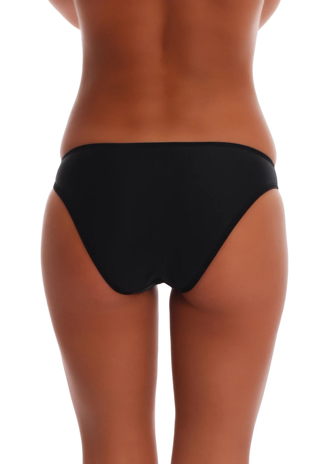 Seam-free microfiber bikini briefs by Tiara Galiano with a soft waistband that sits flat.