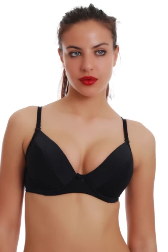 Seam-free microfiber bra with molded cups and a steady underband that holds the shape through the day.