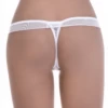 Sheer mesh thong in a light airy fabric with a minimal thong back, a clean lightweight everyday cut.
