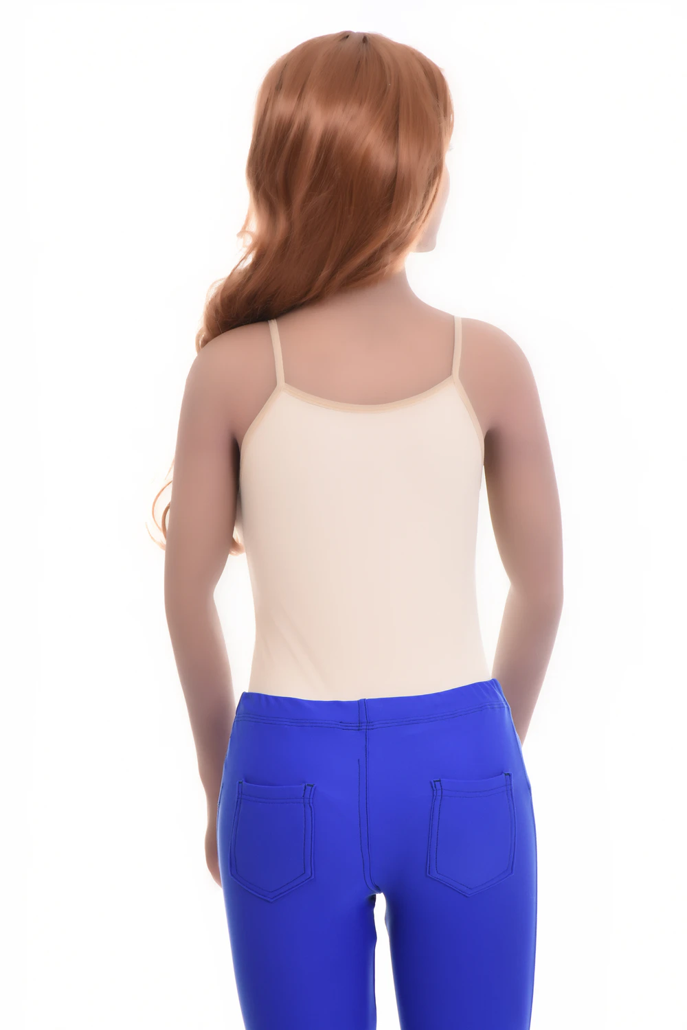 Sleeveless microfiber tank bodysuit by Tiara Galiano on slim straps, a clean lightweight everyday base.