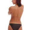 Smooth microfiber bikini briefs with a high leg that lie flat and leave no lines under fitted dresses.