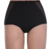 Smoothing high-rise cotton briefs that stay flat under close-fitting clothes, with a wide band.
