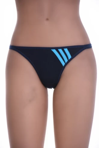Soft breathable cotton bikini briefs with a low rise, a simple wardrobe basic for daily wear.