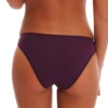 Soft breathable cotton bikini briefs by Tiara Galiano with a high leg and a small lace detail.