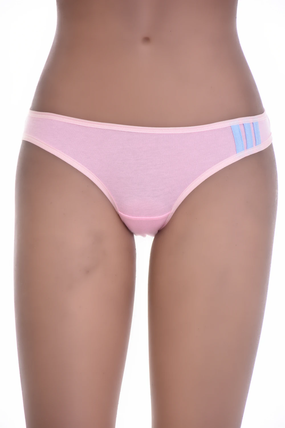 Soft breathable cotton-blend bikini briefs, a simple dependable pair for everyday wear.