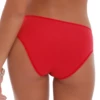Soft cotton bikini briefs with a floral lace band across the hips and a breathable front.