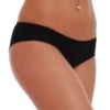 Soft cotton bikini briefs covering more than a tanga and less than a full brief, with mid coverage.