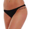 Soft cotton-blend bikini briefs cut with a high leg, an everyday staple that sits close.