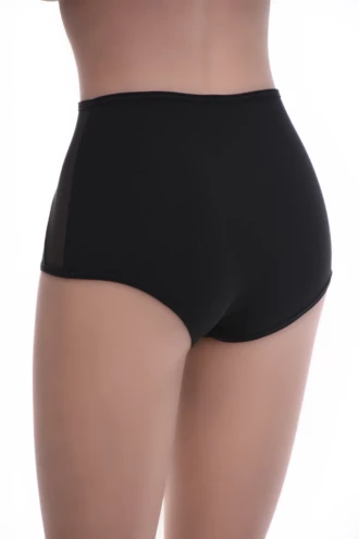 Soft cotton-blend high-waisted briefs by Tiara Galiano with full back coverage and a wide waistband.