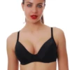 Soft breathable cotton bra with molded cups giving a rounded shape, with a steady band that holds through the day.