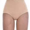Soft cotton-blend high-rise briefs that stay smooth under fitted dresses, with full coverage.