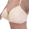 Smooth soft-cup microfiber bra with adjustable straps, unpadded for a natural everyday shape under clothing.