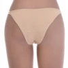 Soft everyday cotton-blend bikini briefs with a low hip rise and comfortable smooth fit.