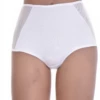 Soft high-waisted cotton briefs cut high at the waist with full back coverage for a smooth line.