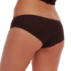 Soft mid-coverage cotton briefs worn comfortably under jeans, with a low rise on the hip.