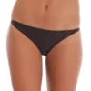 Soft no-show microfiber bikini briefs by Tiara Galiano with a fine knit and low hip rise.