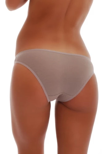 Soft plain cotton briefs from Tiara Galiano with a slim flat waistband that sits smooth under clothes.