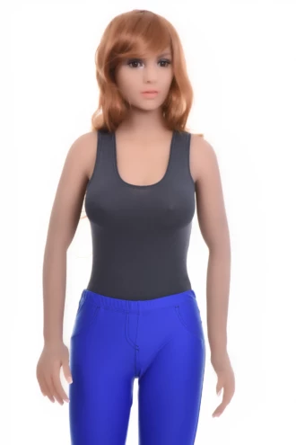 Tiara Galiano cotton bodysuit with racerback and scoop neck, a sporty soft everyday base.
