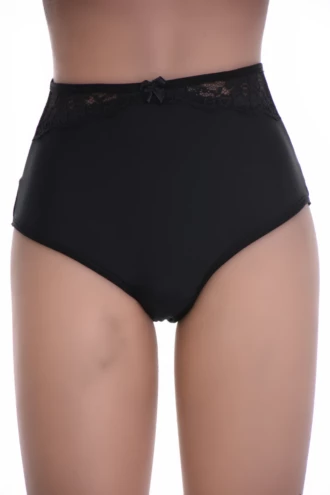 Tiara Galiano high-rise Brazilian panties in smooth microfiber with a delicate lace trim at the front.