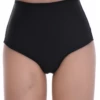 Tiara Galiano high-rise Brazilian panties in soft microfiber with a decorative lace front.