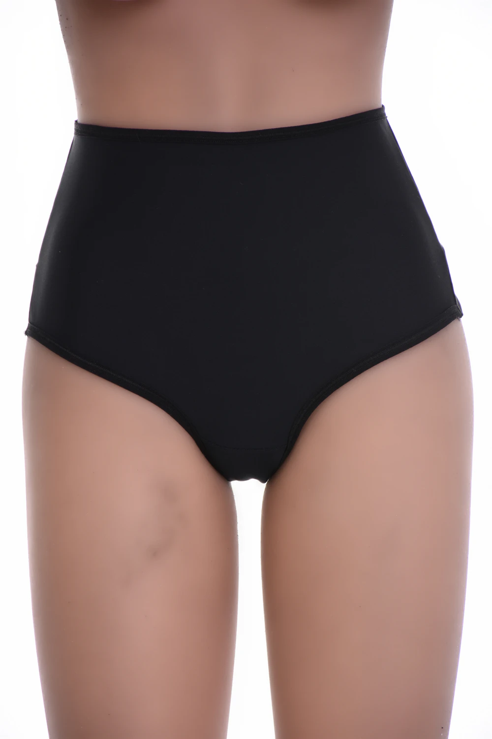 Tiara Galiano high-rise Brazilian panties in smooth microfiber with a light mesh front, no-show.