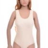 Tiara Galiano microfiber bodysuit with scoop neck and brazilian back, a clean everyday base.