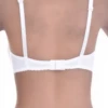 Unpadded soft-cup microfiber bra with adjustable straps and a back hook-and-eye closure for an easy fit.