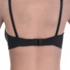 Unpadded microfiber bra with soft cups and a rounded neckline, smooth and natural under fitted tops.