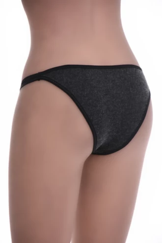Warm fine-knit wool bikini briefs that breathe and even out body temperature for colder months.