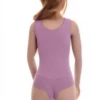 Wide-strap cotton tank bodysuit with scoop neck, a tidy top on its own or smooth base layer.