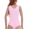 Wide-strap cotton tank bodysuit with scoop neck, a tidy top on its own or smooth base layer.