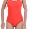 Women's microfiber bodysuit with scoop neck, spaghetti straps and brazilian cut, a smooth everyday base.