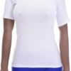 Body-skimming cotton-blend tee with a scoop neckline, a light feminine layer that keeps its shape.