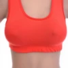 Soft breathable cotton bralette with an open back and wide straps, no wires for gentle support and a clean line.