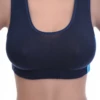 Soft breathable cotton bralette with an open back and wide straps, no wires for gentle everyday support.