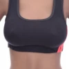 Soft breathable cotton racerback bralette with straps off the shoulders, no wires for gentle everyday support.