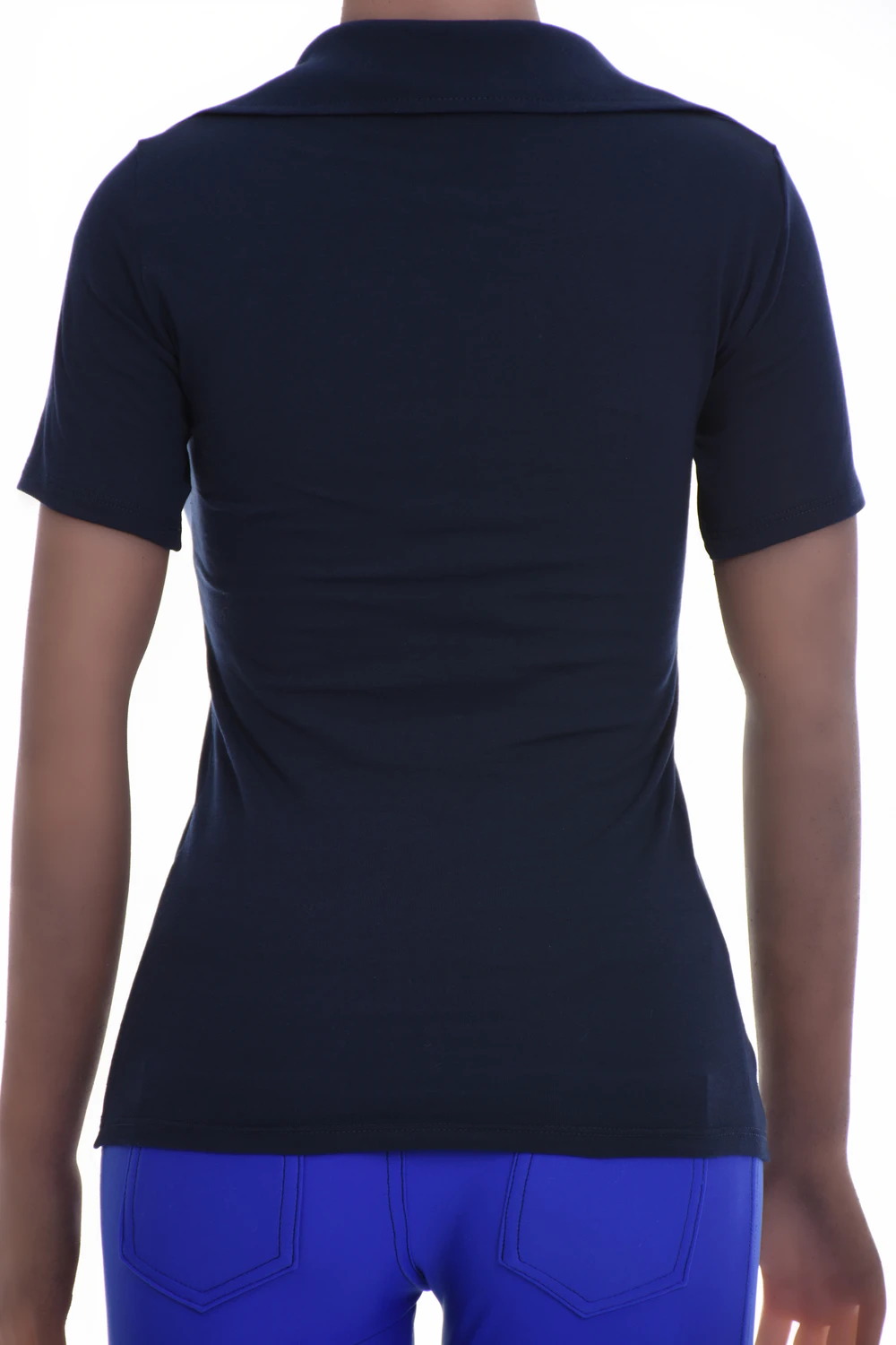 Breathable cotton-blend V-neck tee with a little stretch, a light easy shape for everyday layering.