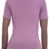 Breathable slim cotton tee with a neat mock neckline and short sleeves, soft and close for daily layering.